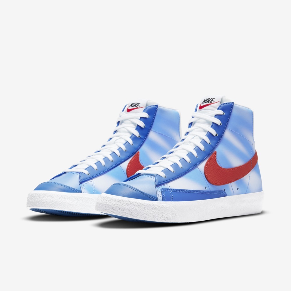 Nike Blazer Mid 77 Vintage Pacific Blue Hardwood Classic For Mean Size 9